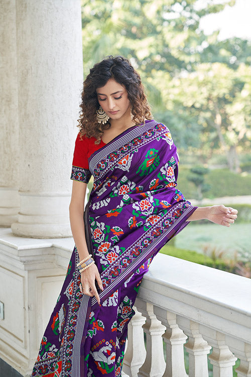 Patola Weaving Silk Saree